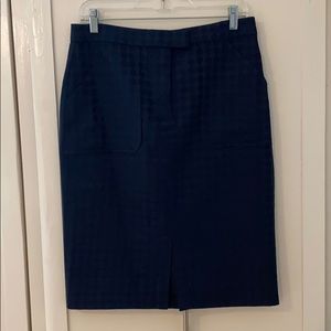 J Crew navy blue skirt